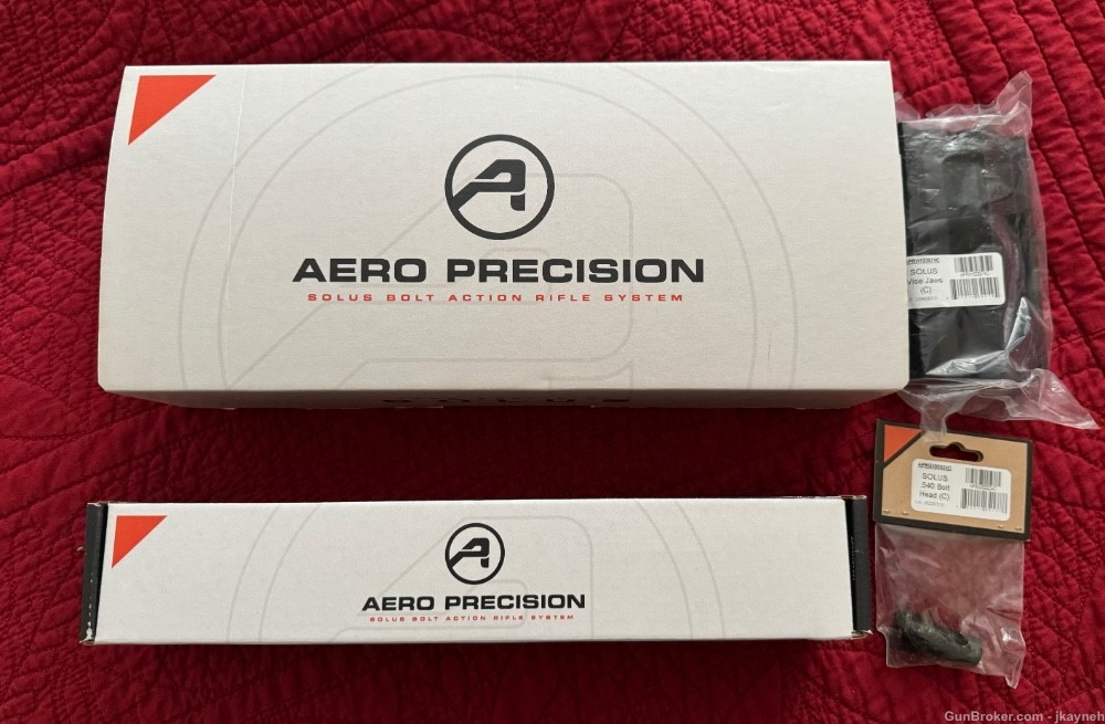 NIB Aero Precision SOLUS Short Action .478 & .540 bolt faces with Extras-img-0