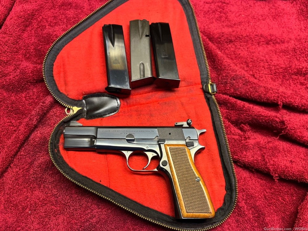 Browning Hi Power 1976 w/ Original Case! - PRISTINE!- high power sa35-img-0