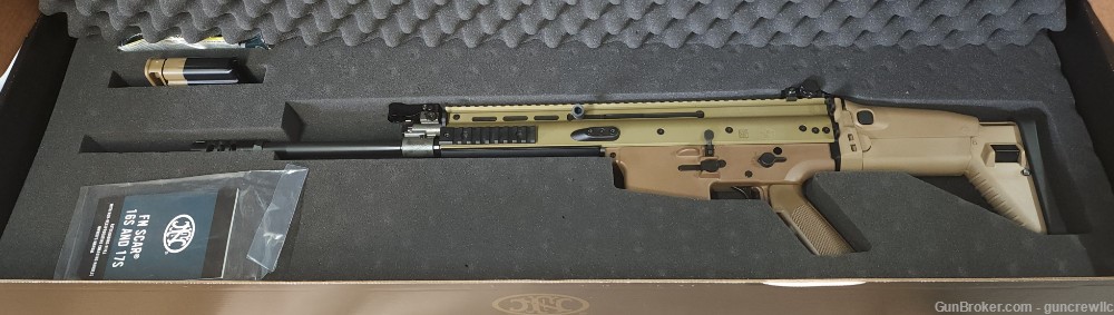 FNH FN 98641-2 SCAR17S SCAR-17S FDE 17-S NRCH 7.62NATO 10rd Layaway-img-2