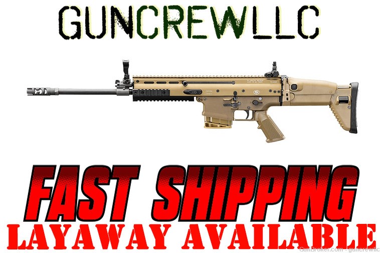 FNH FN 98641-2 SCAR17S SCAR-17S FDE 17-S NRCH 7.62NATO 10rd Layaway-img-0