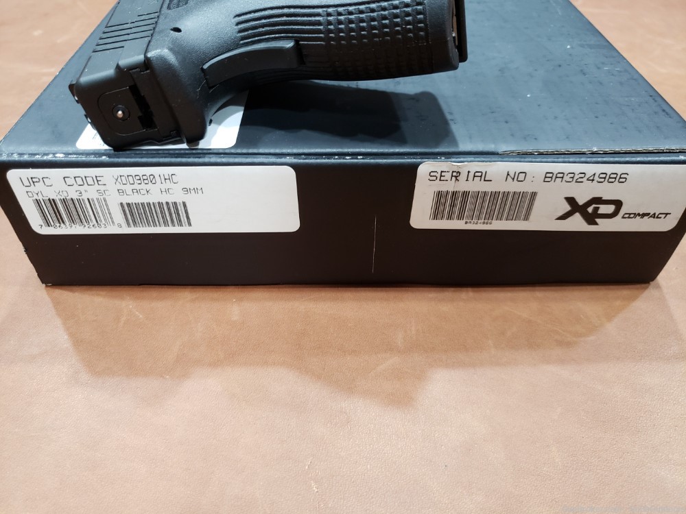 Springfield XD 3" Sub Compact 9mm XDD9801HC NO RESERVE-img-6