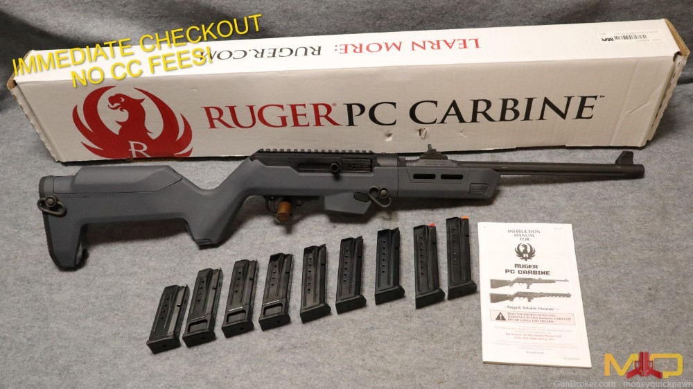 Ruger PC Carbine Backpacker 9mm Great Condition In Box Penny Start!-img-0