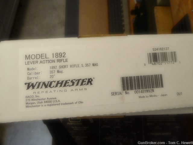 Winchester 92 Short Rifle 357 mag-img-1