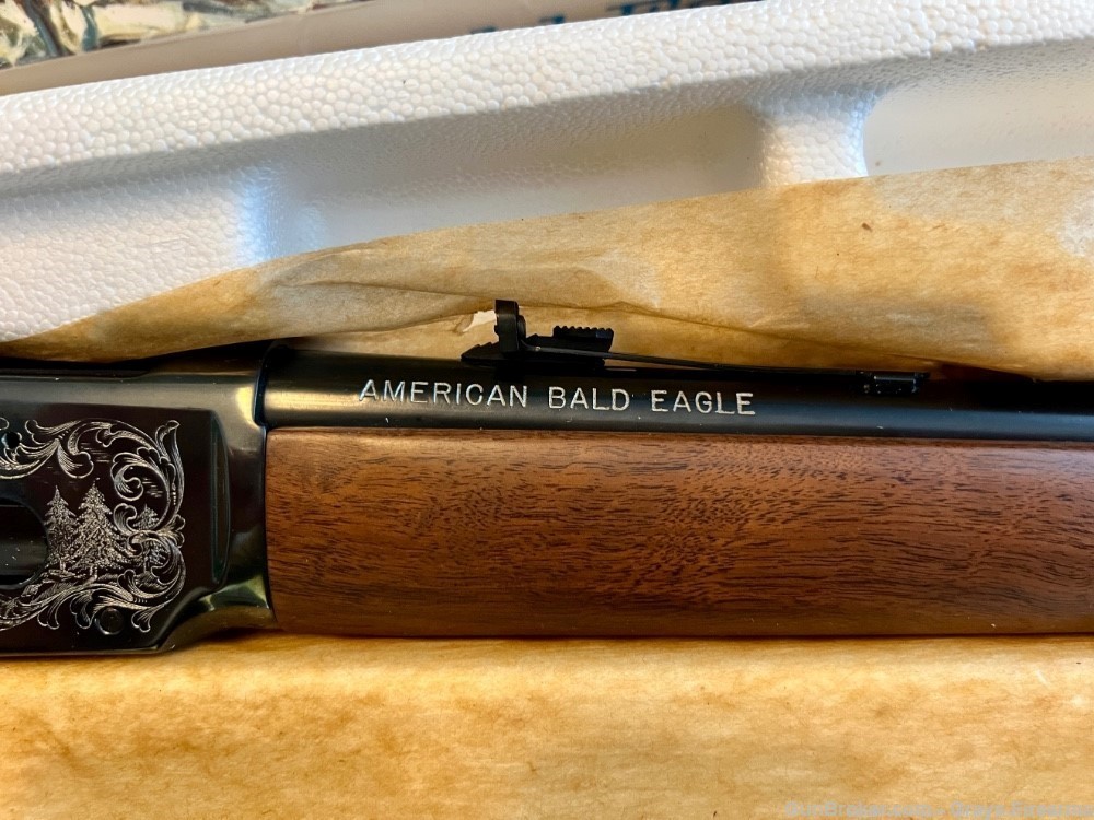 PRISTINE WINCHESTER EAGLE COMMEMORATIVE RIFLE W/ BOX AND TAGS 1982-img-4