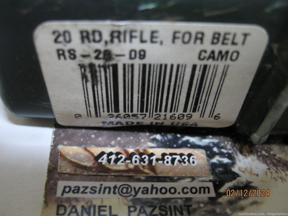 SCARCE Three New 20 ct Boxes MTM Belt Camoflage RL-20 for Small Rifle 223-img-4