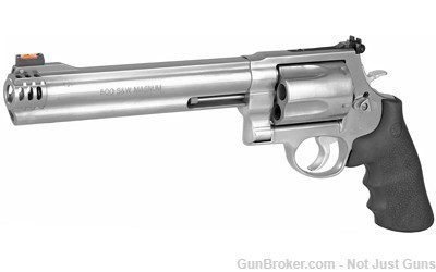 Smith & Wesson 500 Revolver 500 S&W 8 3/8" Satin Stainless 5RD FREE SHIP-img-2