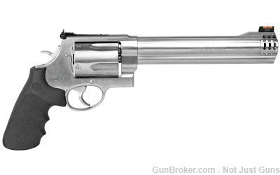 Smith & Wesson 500 Revolver 500 S&W 8 3/8" Satin Stainless 5RD FREE SHIP-img-1