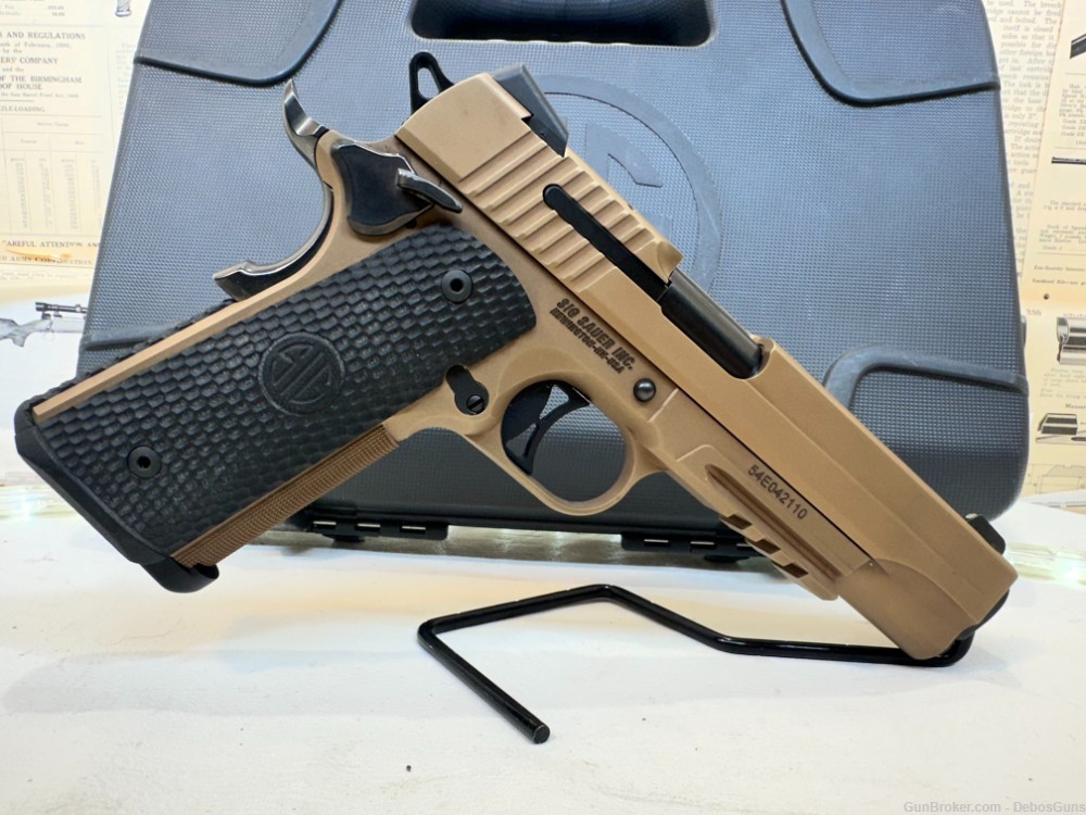 SIG SAUER 1911 EMPEROR SCORPION 10MM CLEAN! PENNY AUCTION! -img-2