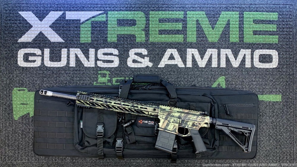 NEMO ARMS XO CARBON 20" .308 WIN BLACK/GREEN/FDE TIGER STRIPE (LIGHT MODEL)-img-1