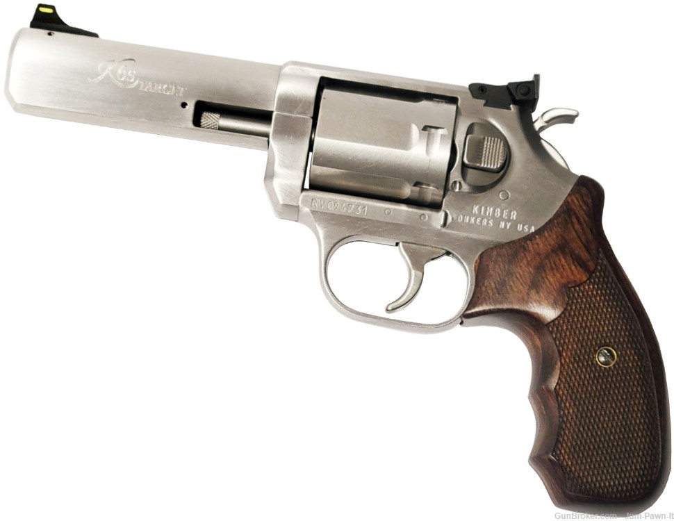 KIMBER K6S TARGET .357 Magnum 4" STAINLESS STEEL 6-SHOT REVOLVER + CASE USA-img-0