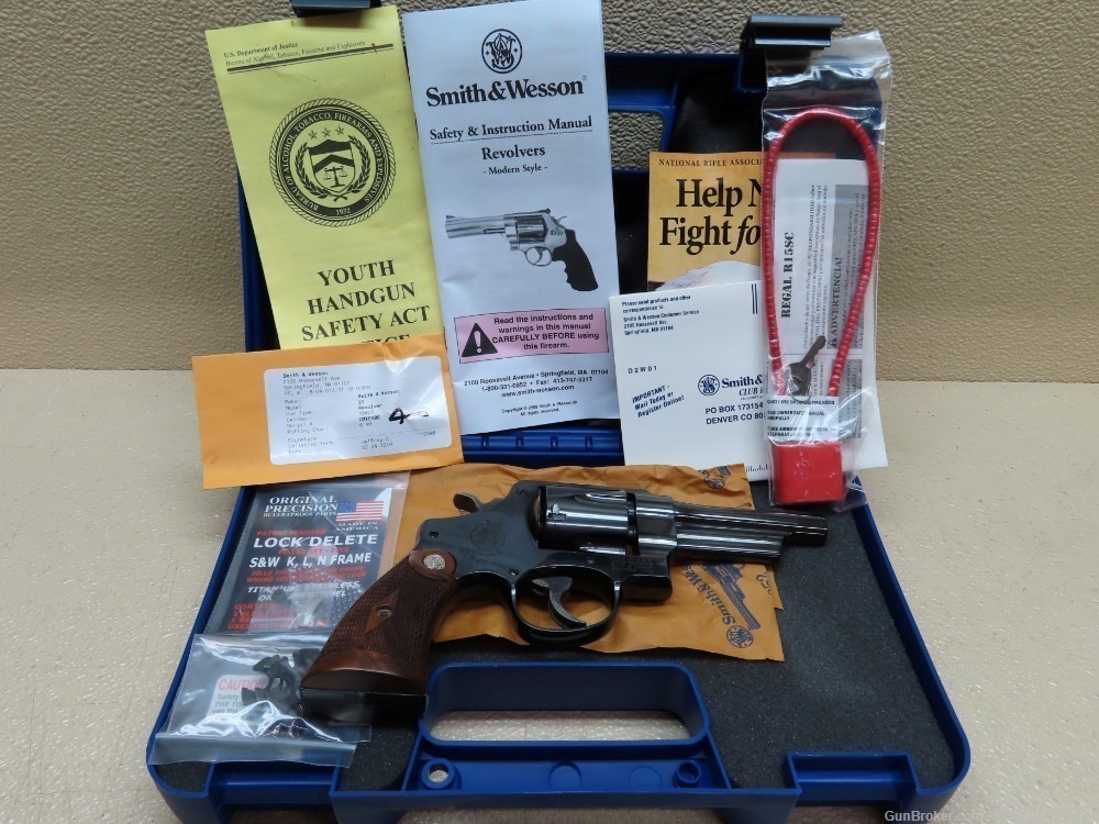 Smith & Wesson Model 22-4 Classic 45 ACP Revolver 4" Complete VERY NICE! -img-36