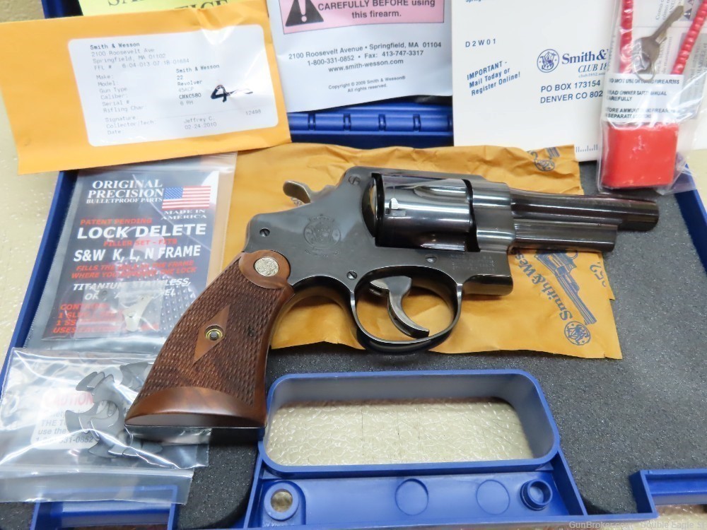 Smith & Wesson Model 22-4 Classic 45 ACP Revolver 4" Complete VERY NICE! -img-4