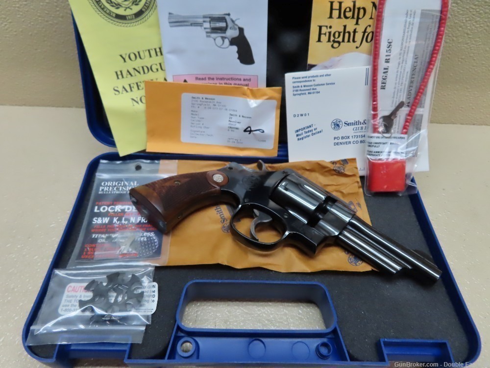Smith & Wesson Model 22-4 Classic 45 ACP Revolver 4" Complete VERY NICE! -img-32