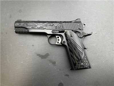 FACTORY 2ND - Kimber 1911 Custom Engraved Patriot Blued by Altamont