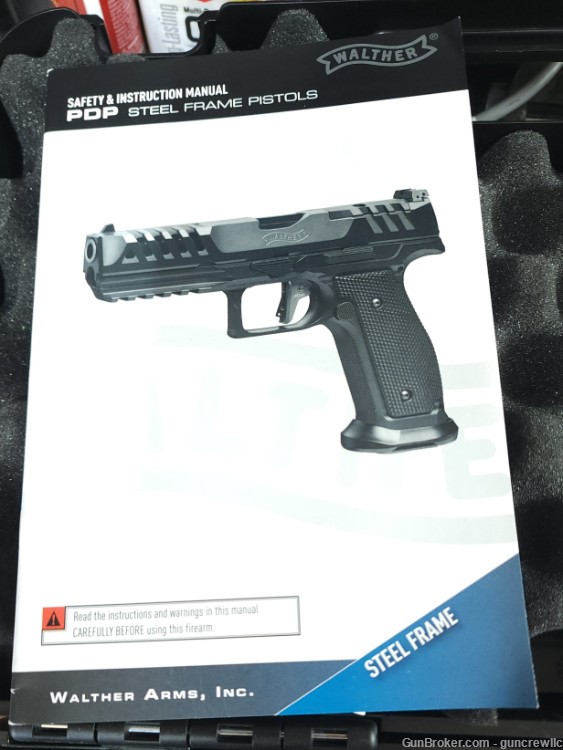 Walther PDP Match Full Steel Frame 9mm Luger OR 5" 2872200 Layaway-img-2