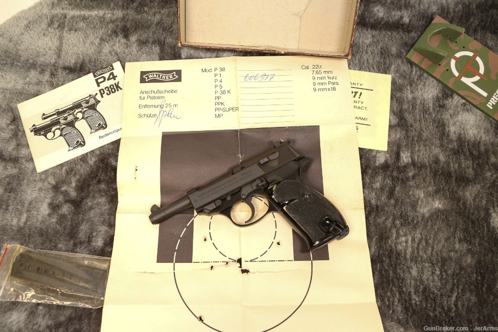 Walther P38 IV P4 As New Unfired Cond in box One of 452 made in this series-img-2