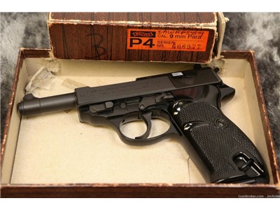 Walther P38 IV P4 As New Unfired Cond in box One of 452 made in this series