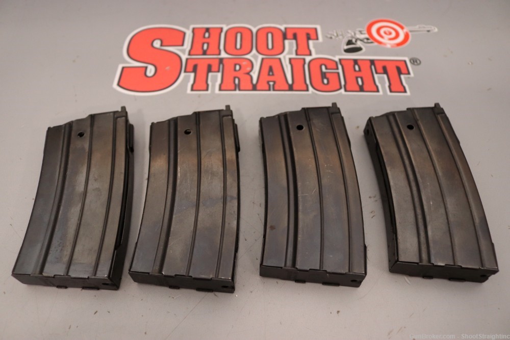 Lot O' Four (4) Ruger Mini-14 .223 / 5.56NATO 20rd Mags-img-6