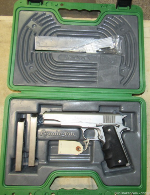 MINTY IN BOX Remington 1911 R1S Stainless .45 ACP .01 NO RESERVE-img-0
