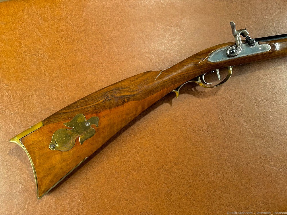 Vintage Pedersoli PLAINSMAN .45 Cal Half Stock Percussion Long Rifle 1975 -img-6