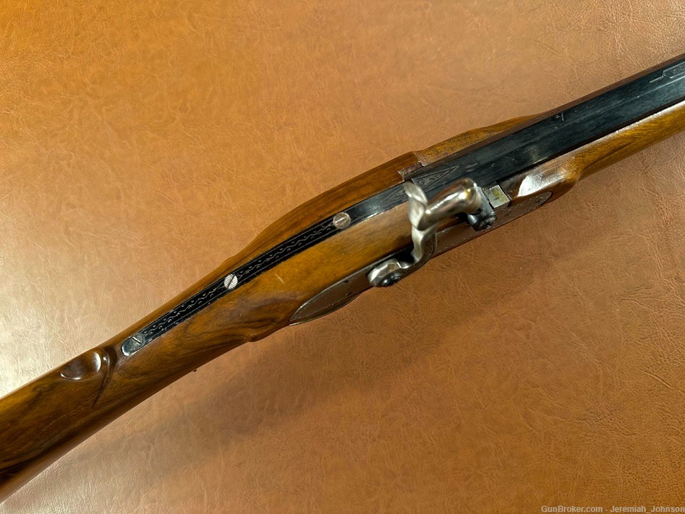 Vintage Pedersoli PLAINSMAN .45 Cal Half Stock Percussion Long Rifle 1975 -img-9