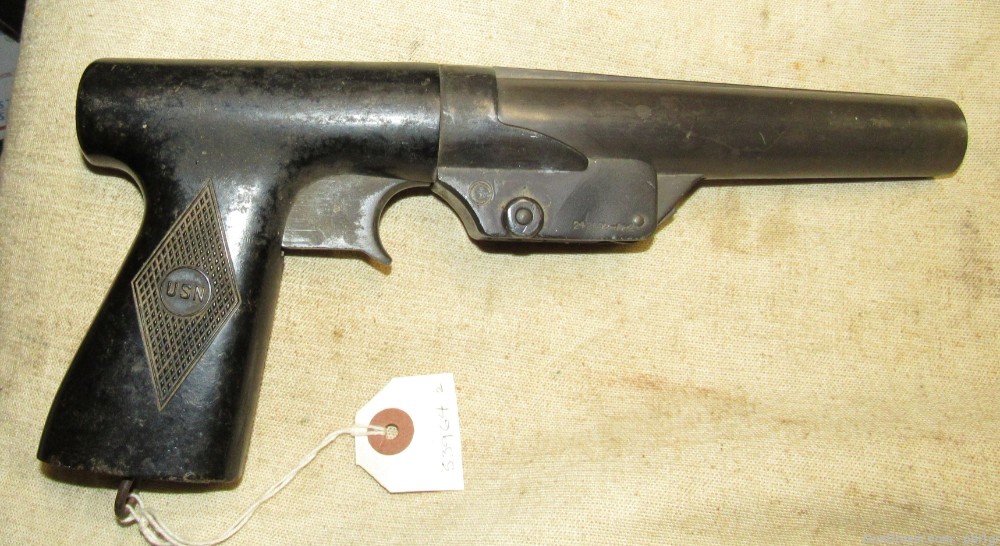 Original WWII USN Sedgley Mark 5 Signal Flare Pistol 1942-img-0