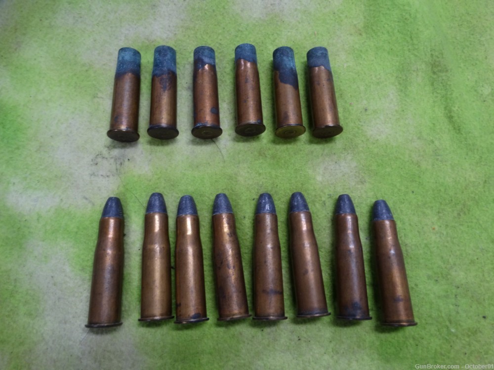 12 .3X52R Dutch Beaumont Cartridges 8 Live and 6 empty cases-img-0