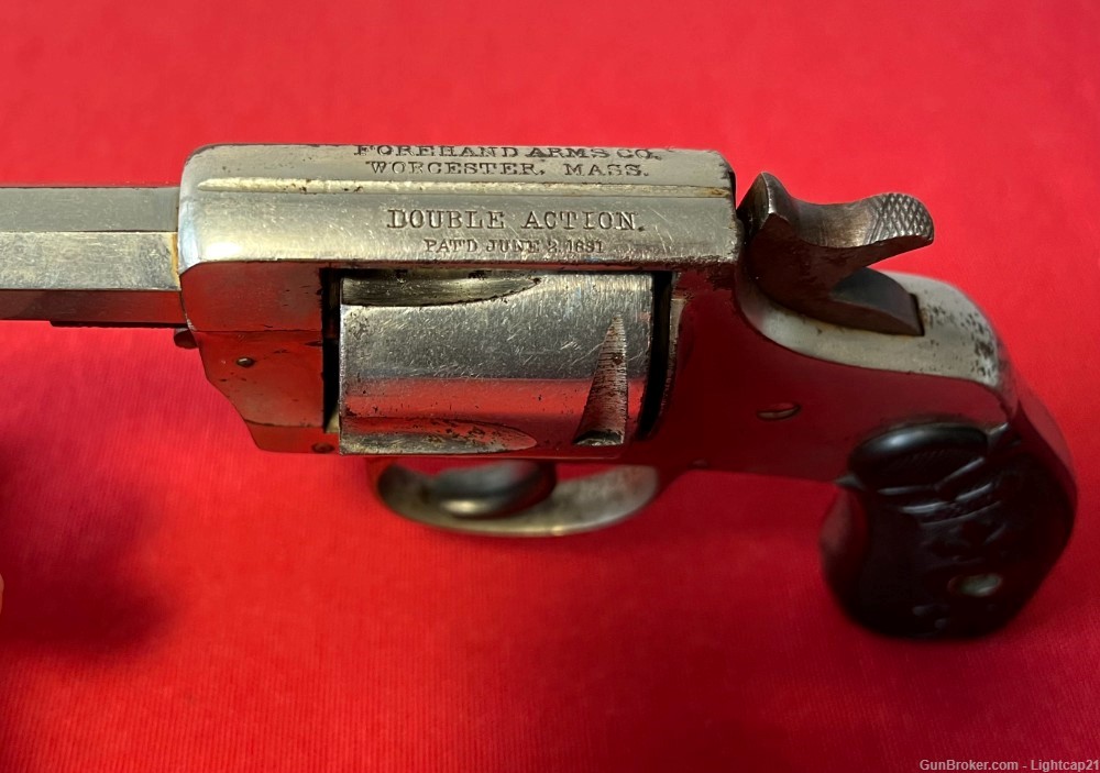 Antique 1891 Forehand Arms Co. Revolver / Double Action / NO FFL-img-9