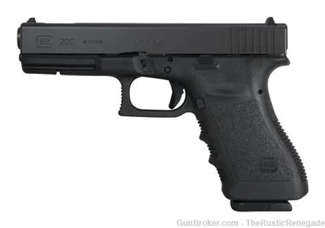 Glock 20C Gen3 Compensated 10mm Auto 4.6 Inch Barrel Black Finish -img-0