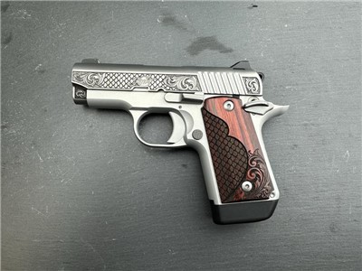 FACTORY 2ND - Kimber Micro 9 Custom Engraved Royal Fish Scale by Altamont