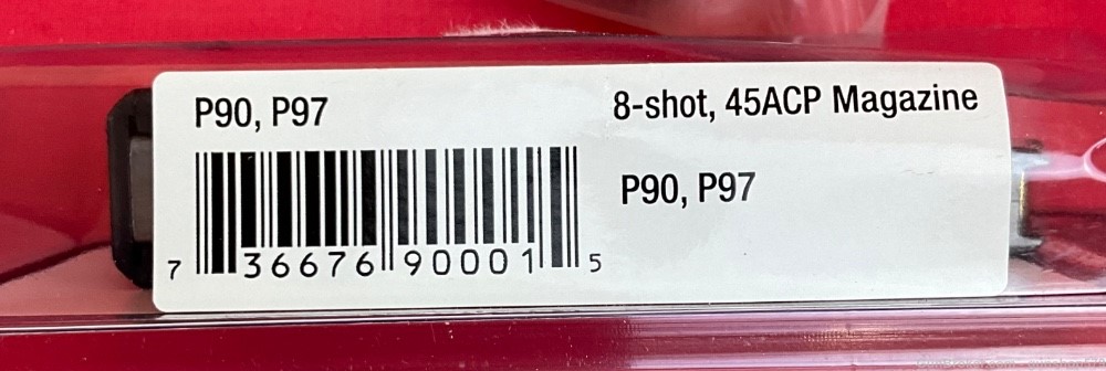 RUGER MAGAZINE 45 ACP 8 SHOP MAG P90 P97-img-2