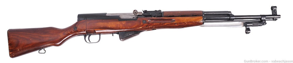 Soviet Russian 1952 Tula SKS 7.62x39 Semi Auto Rifle -img-0
