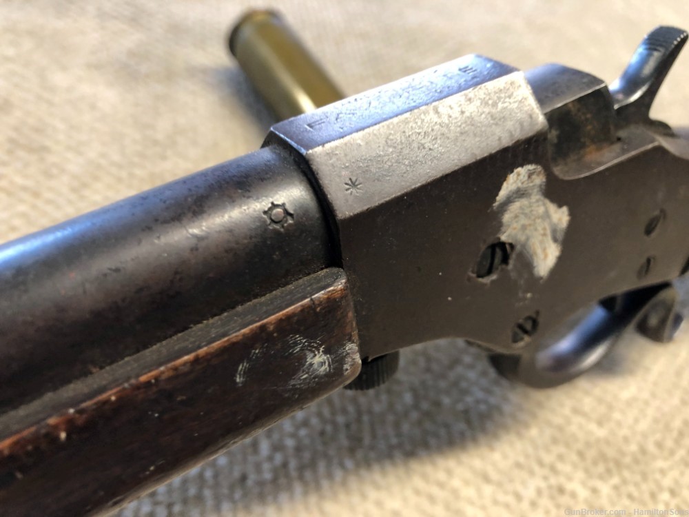 J. STEVENS ARMS MOD 1915 22 LR FALLING BLOCK IN WORKING CONDITION -img-19
