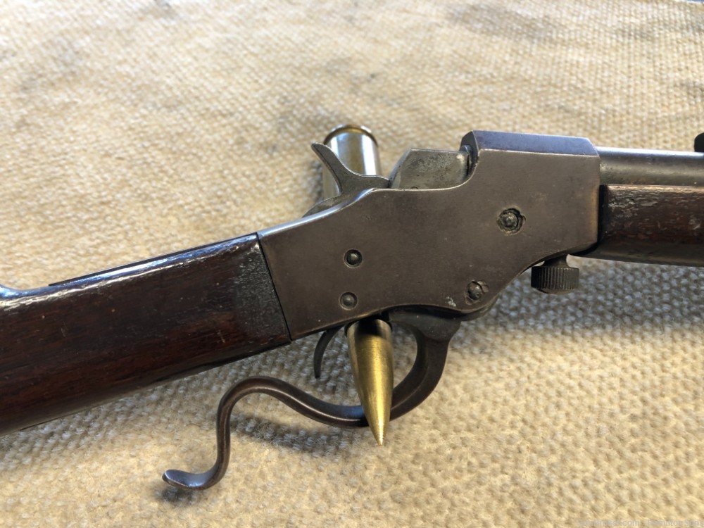 J. STEVENS ARMS MOD 1915 22 LR FALLING BLOCK IN WORKING CONDITION -img-5