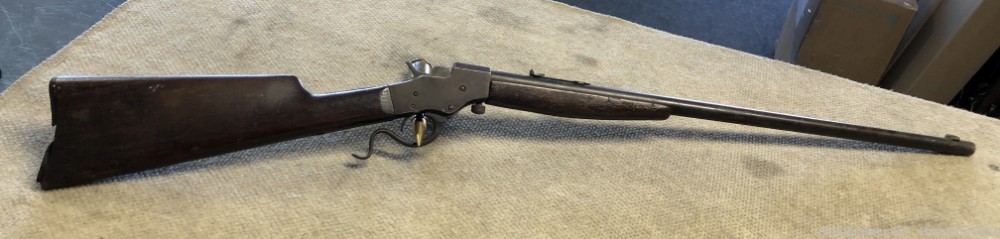 J. STEVENS ARMS MOD 1915 22 LR FALLING BLOCK IN WORKING CONDITION -img-0