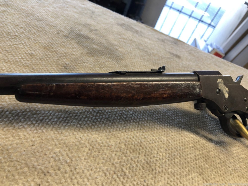 J. STEVENS ARMS MOD 1915 22 LR FALLING BLOCK IN WORKING CONDITION -img-14