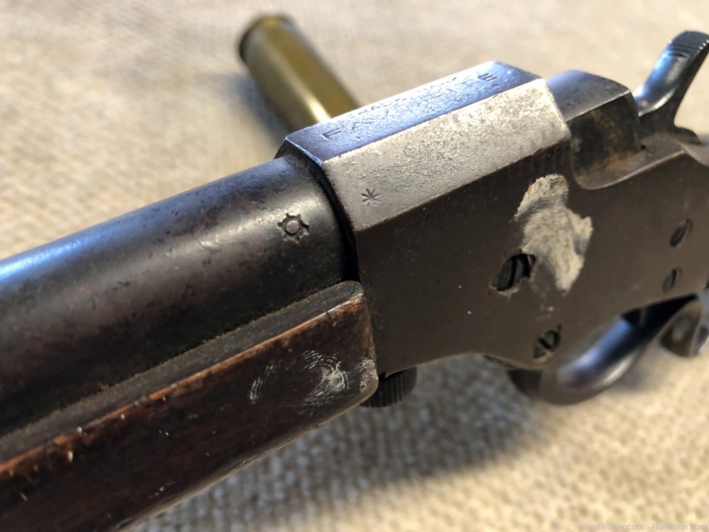 J. STEVENS ARMS MOD 1915 22 LR FALLING BLOCK IN WORKING CONDITION -img-18