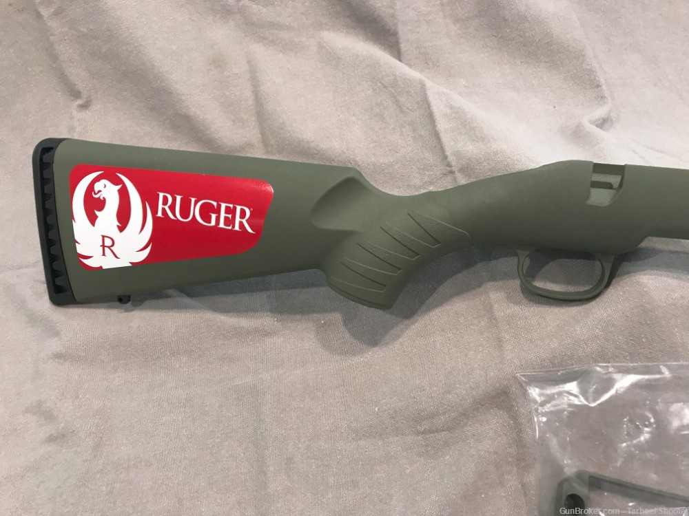 Ruger American Stock Only Green Short Action Standard Model New -img-1