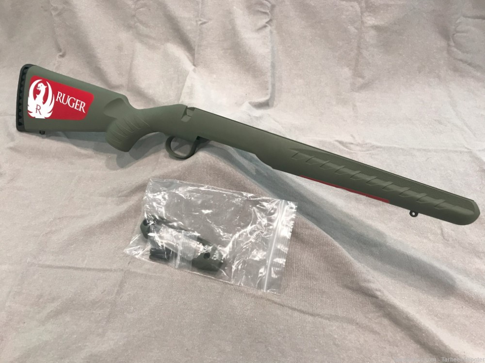 Ruger American Stock Only Green Short Action Standard Model New -img-0