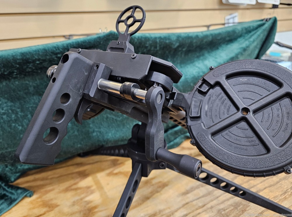 Pike Arms Dual Ruger 10/22 Gatling Gun W/ two 100rd drum mags  -img-6