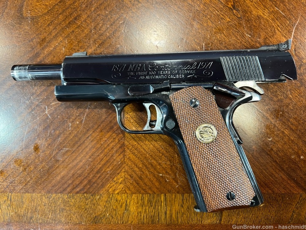 *Penny Auction* Colt .45 ACP Gold Cup National Match NRA Centennial 1971-img-6