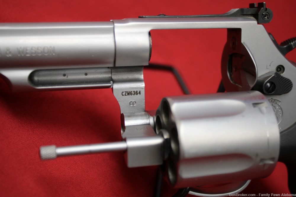 SMITH & WESSON COMBAT MAGNUM REVOLVER MODEL 69 4" .44 MAG STAINLESS-img-3