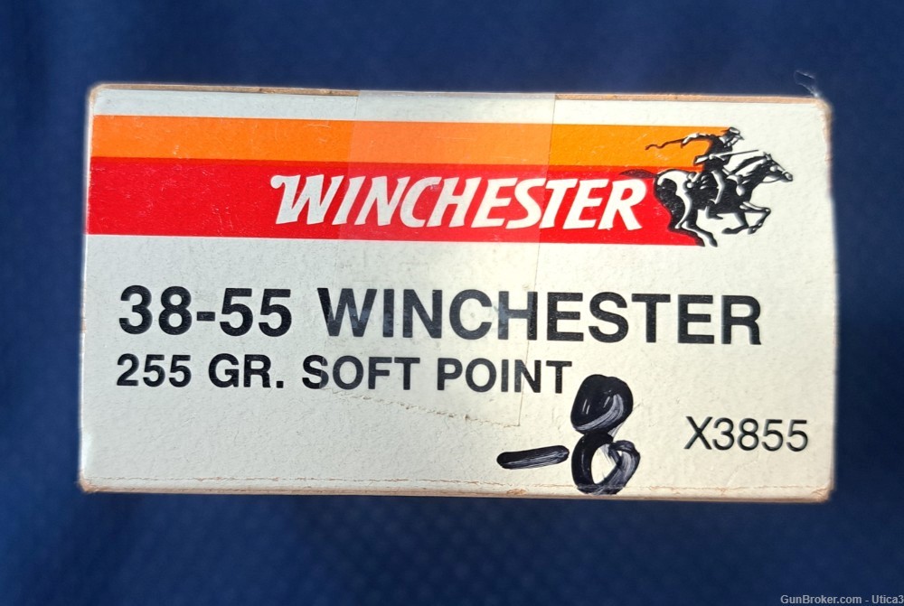 One Box of 20 (12 live) Winchester Super X 38-55 WCF 255 Grain Soft Point-img-4