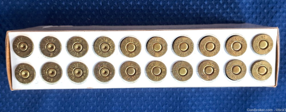 One Box of 20 (12 live) Winchester Super X 38-55 WCF 255 Grain Soft Point-img-5