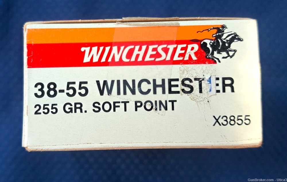 One Box of 20 (12 live) Winchester Super X 38-55 WCF 255 Grain Soft Point-img-3