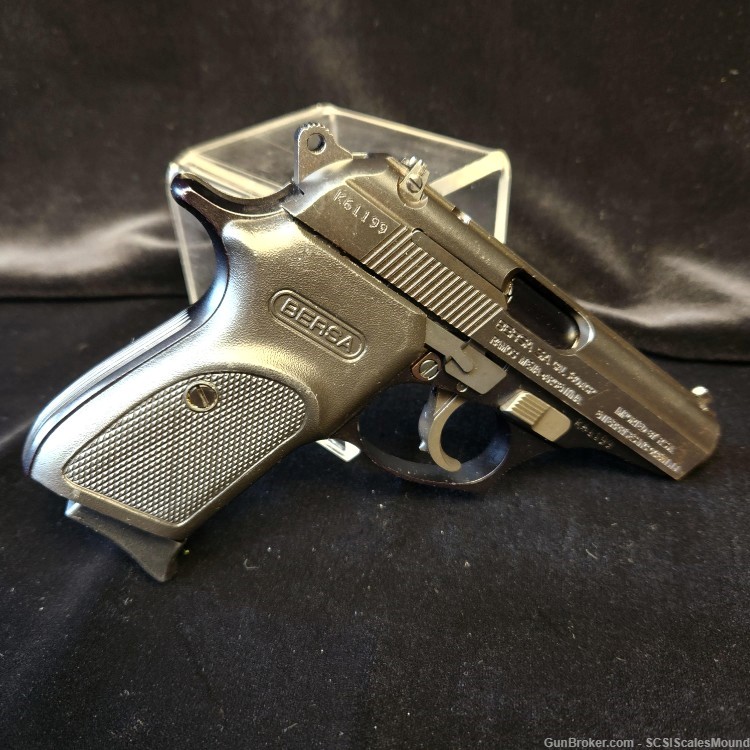 BERSA  380 model SA  compact blued-img-1