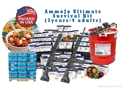 WWIII Ultimate Survival Kit (4 adults / 3 years)