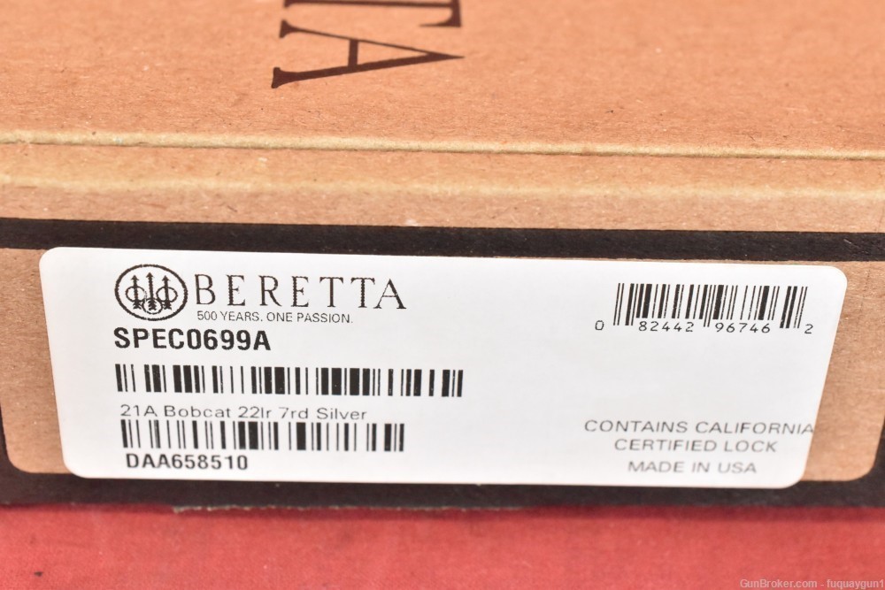 Beretta 21A Bobcat Ghost Buster Covert 22LR 2.9" SPEC0699A 21A-21A-21A-21A-img-8