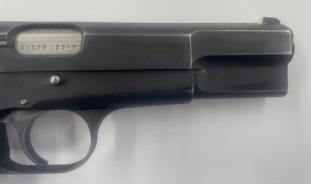 Browning Hi Power 9mm w/Pistol Grip Laser 1-13rd Mag -img-3