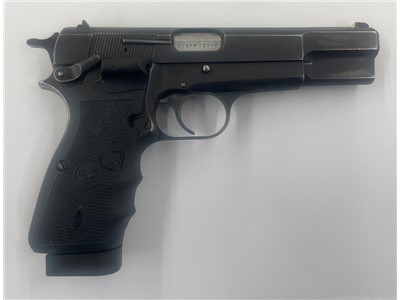 Browning Hi Power 9mm w/Pistol Grip Laser 1-13rd Mag 